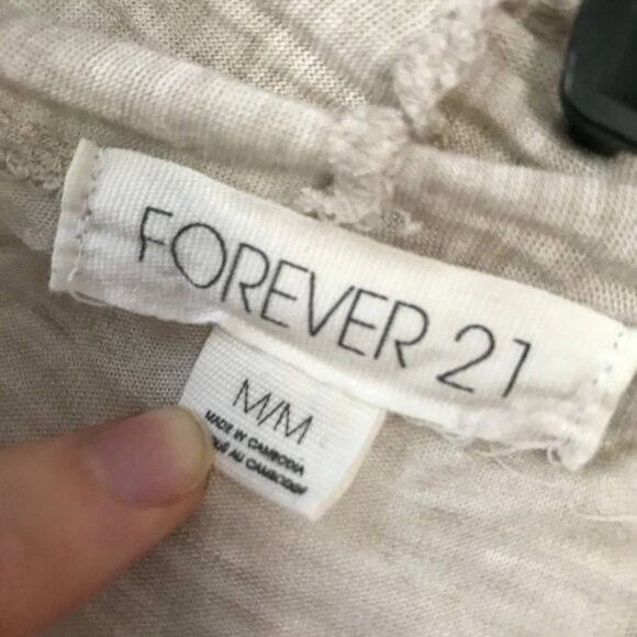 Forever 21 Beige Long Sleeve Wrap - Picture 3 of 4